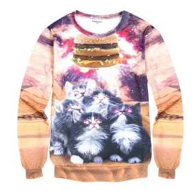 Men's Lazar Kitties 3D Sweater