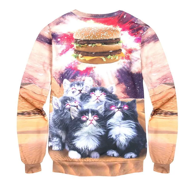 Men's Lazar Kitties 3D Sweater