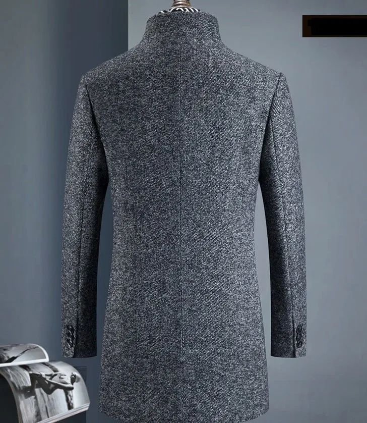 Men's Wool Winter Windproof Coat