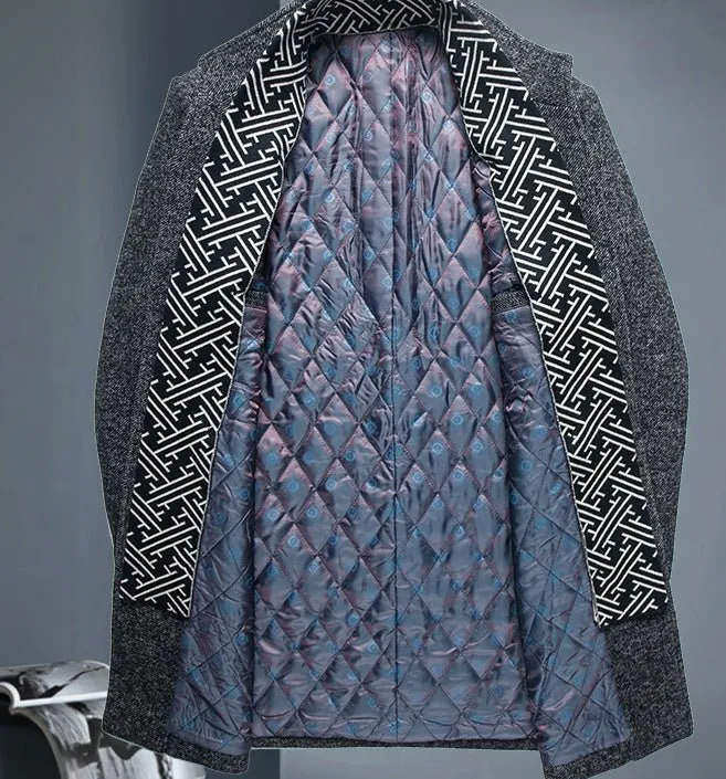 Men's Wool Winter Windproof Coat