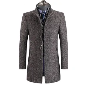 Men's Wool Winter Windproof Coat