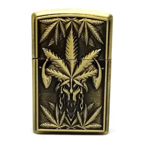 Metal Windproof Leaf Lighter - Case of 25