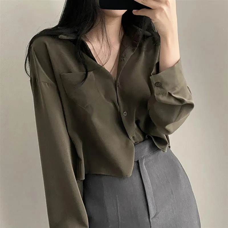 Mila – Women's Elegant Sunscreen Long Sleeve Office Blouse