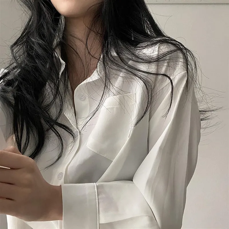 Mila – Women's Elegant Sunscreen Long Sleeve Office Blouse