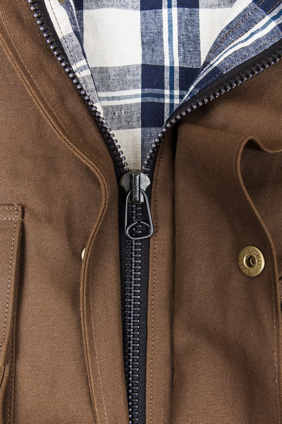 Mister Freedom Mulholland Drizzle King Jacket Brown Duck