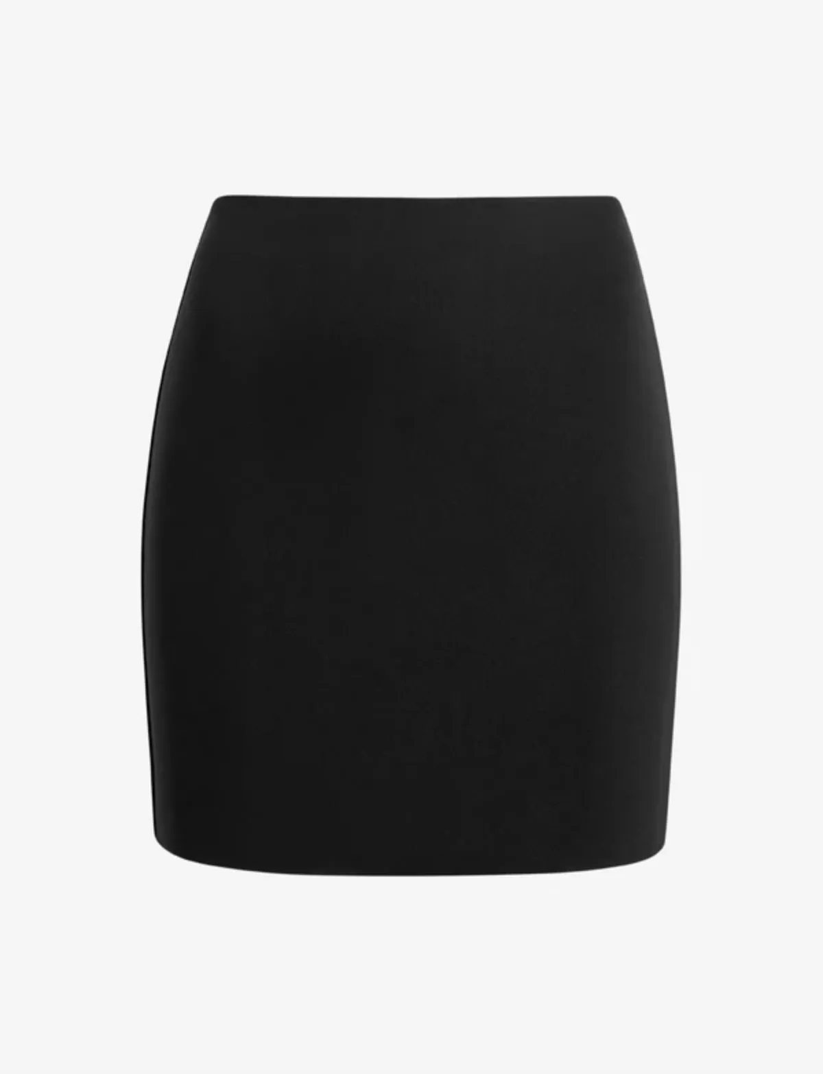 Neoprene Black Micro Mini-Skirt