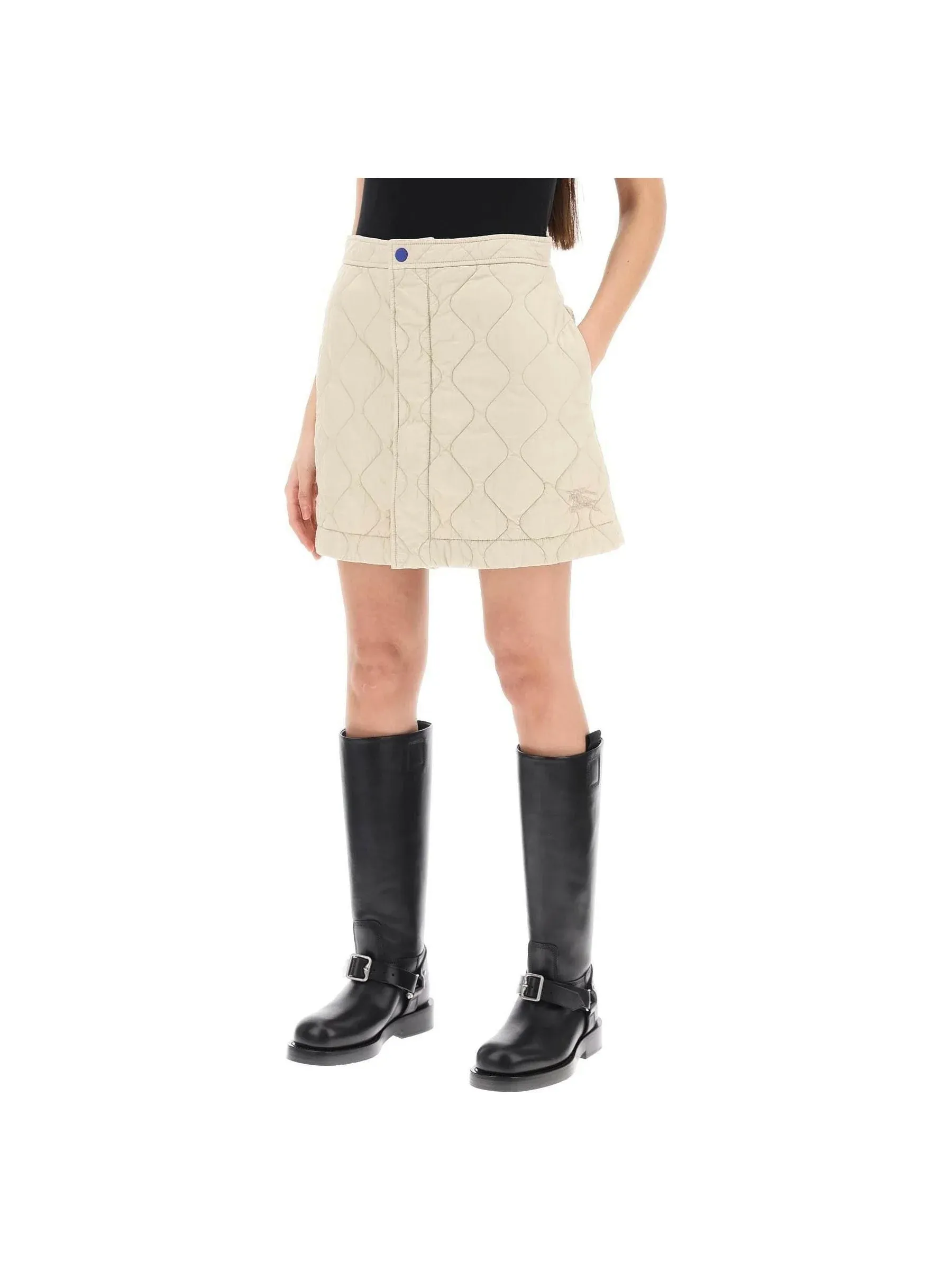 Quilted Mini Skirt
