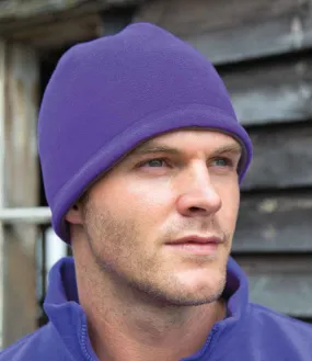 Result Reversible Fleece Skull Hat | Purple/Charcoal