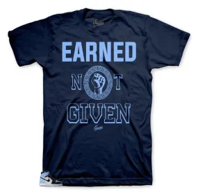Retro 1 Uni Blue Patent Earned Shirt
