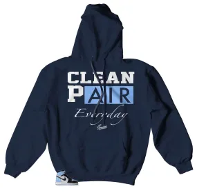 Retro 1 Uni Blue Patent Everyday Hoody