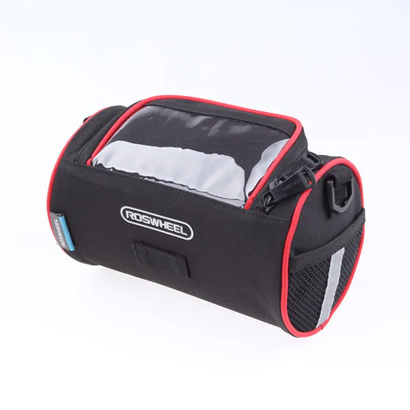 Roswheel Waterproof Cycling Bike Bag Bicycle Front Bags Pannier Cellphone Pouch Sport Necessary Handlebar Zipper Open Safety