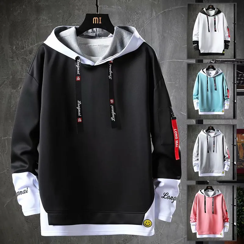 Spring Autumn Men's Hoodie Harajuku Fashion Korean Streetwear Sweatshirt Men Casual Men Clothing