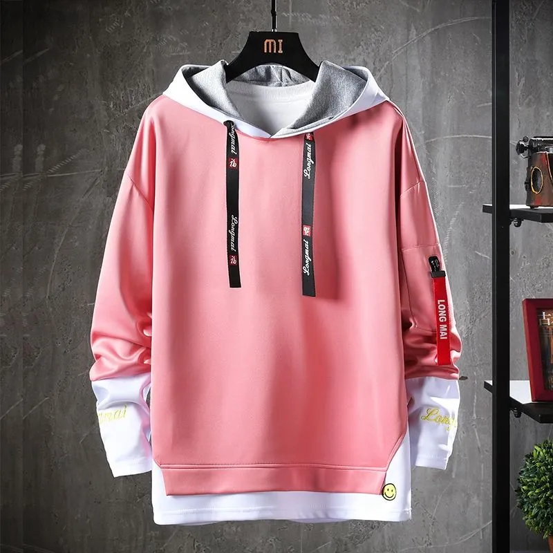 Spring Autumn Men's Hoodie Harajuku Fashion Korean Streetwear Sweatshirt Men Casual Men Clothing