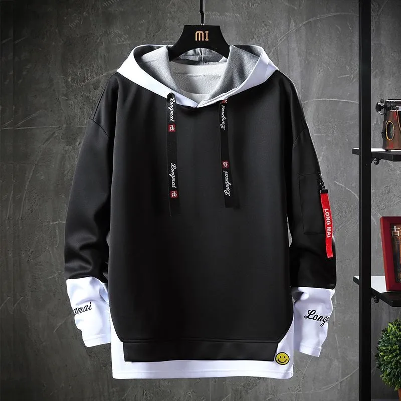 Spring Autumn Men's Hoodie Harajuku Fashion Korean Streetwear Sweatshirt Men Casual Men Clothing