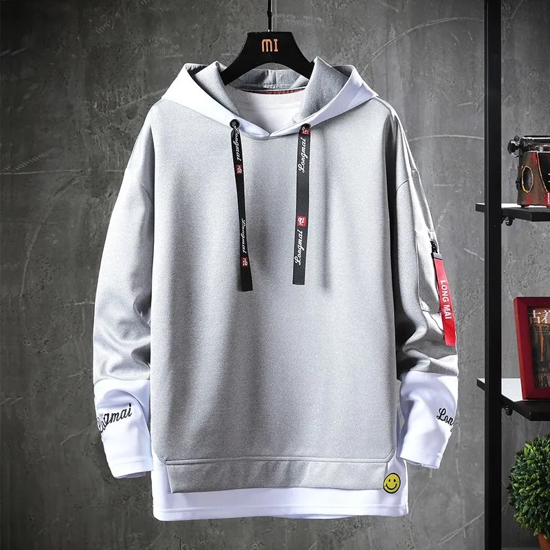 Spring Autumn Men's Hoodie Harajuku Fashion Korean Streetwear Sweatshirt Men Casual Men Clothing