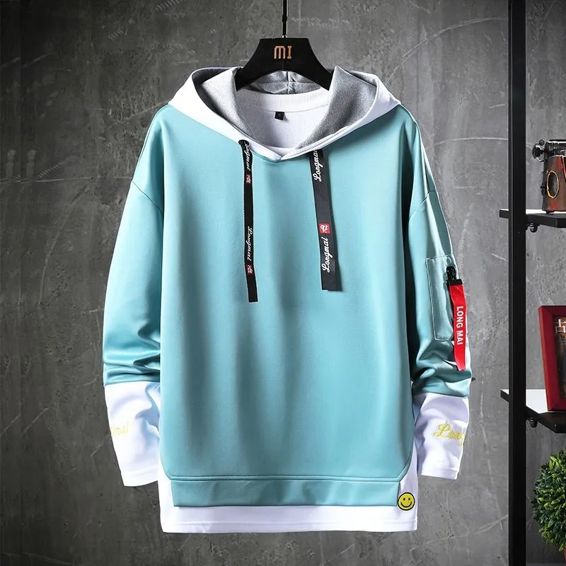 Spring Autumn Men's Hoodie Harajuku Fashion Korean Streetwear Sweatshirt Men Casual Men Clothing