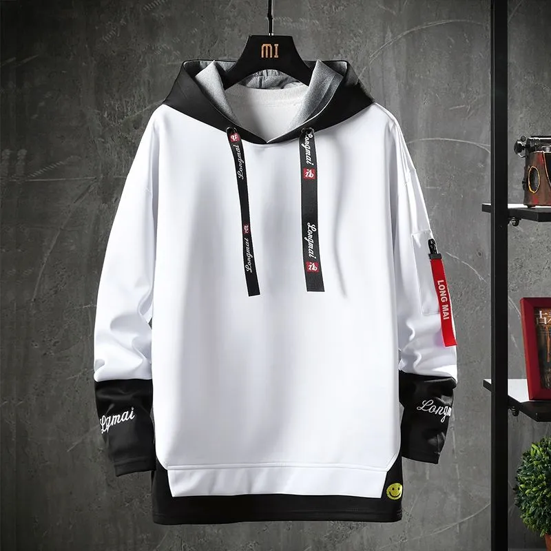 Spring Autumn Men's Hoodie Harajuku Fashion Korean Streetwear Sweatshirt Men Casual Men Clothing
