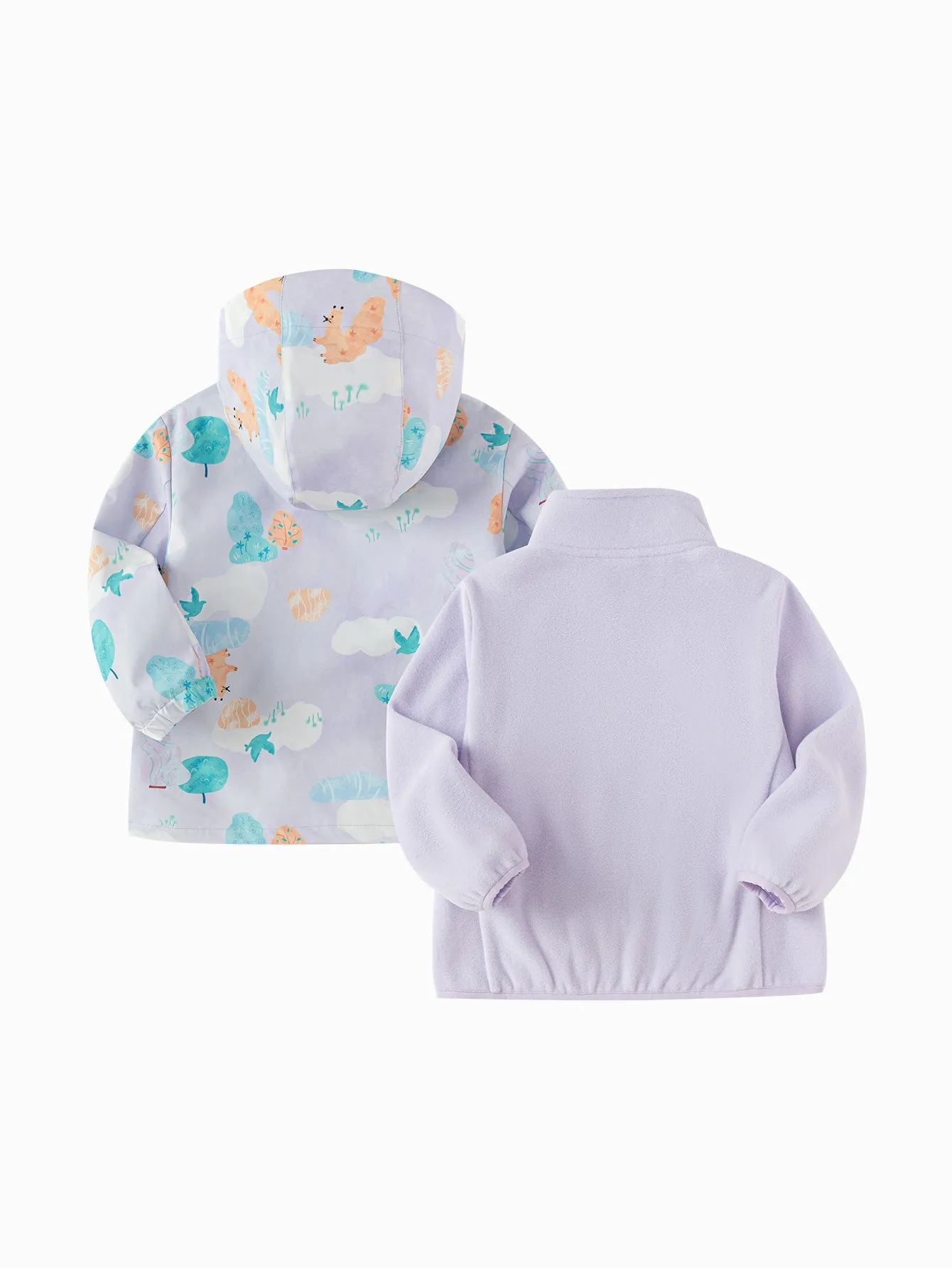 St. Patrick's Day Green Windproof and Rainproof Two-Piece Set Toddler Unisex Colorful Printed Outdoor Jacket