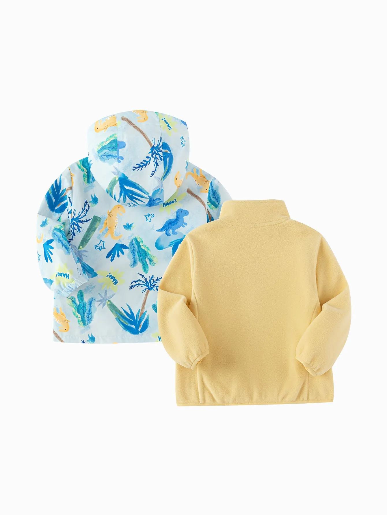 St. Patrick's Day Green Windproof and Rainproof Two-Piece Set Toddler Unisex Colorful Printed Outdoor Jacket