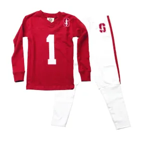 Stanford Cardinal Kids Football Pajamas