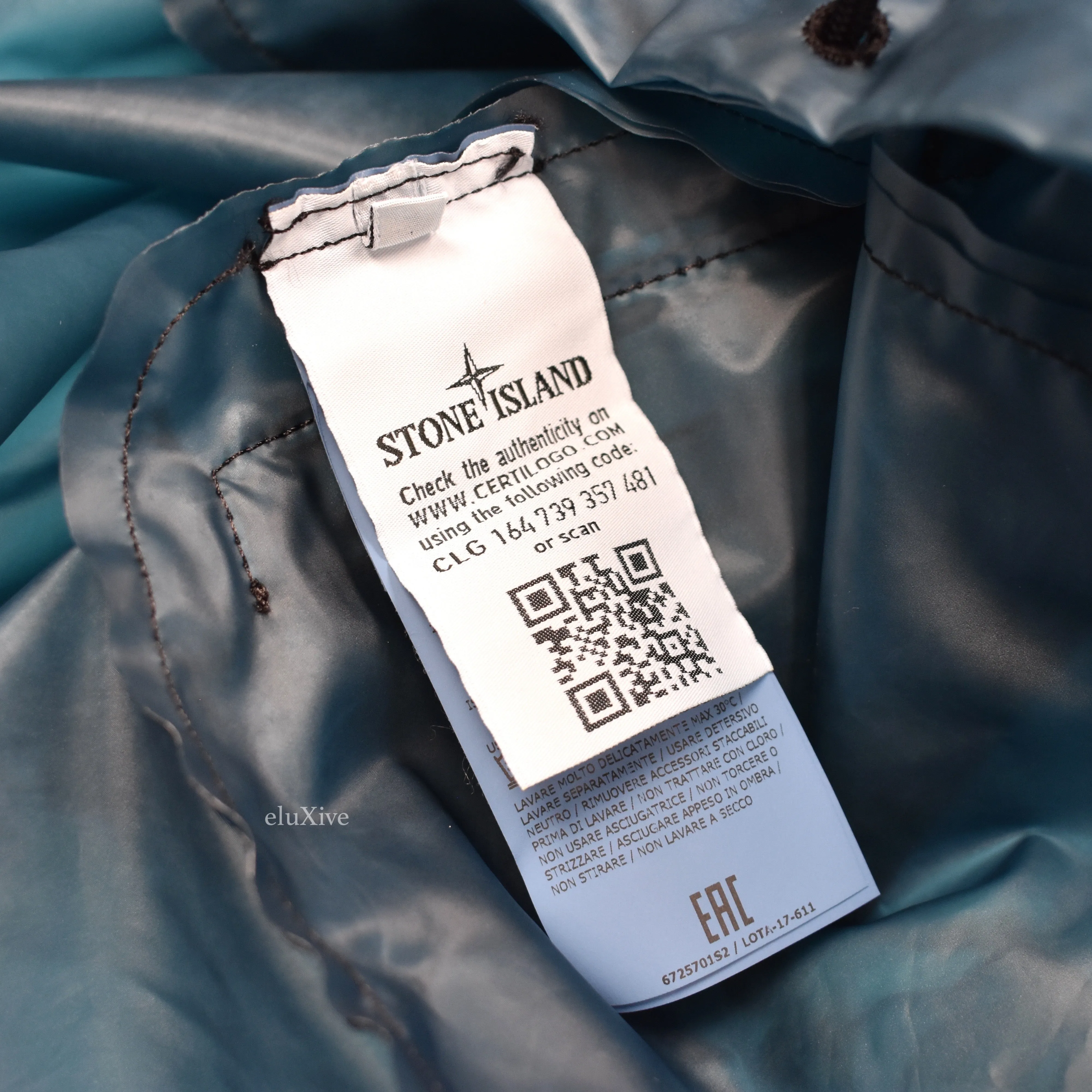 Supreme x Stone Island - Poly Cover Anorak (Teal)
