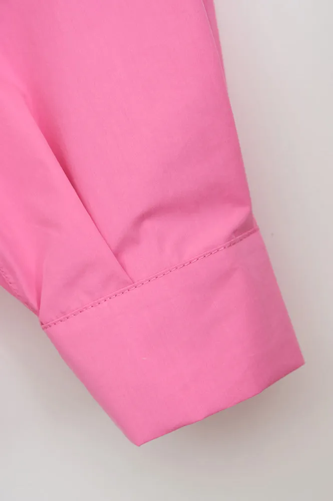 Tantä Dhuda Pink Cosmos Short Raincoat