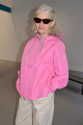 Tantä Dhuda Pink Cosmos Short Raincoat