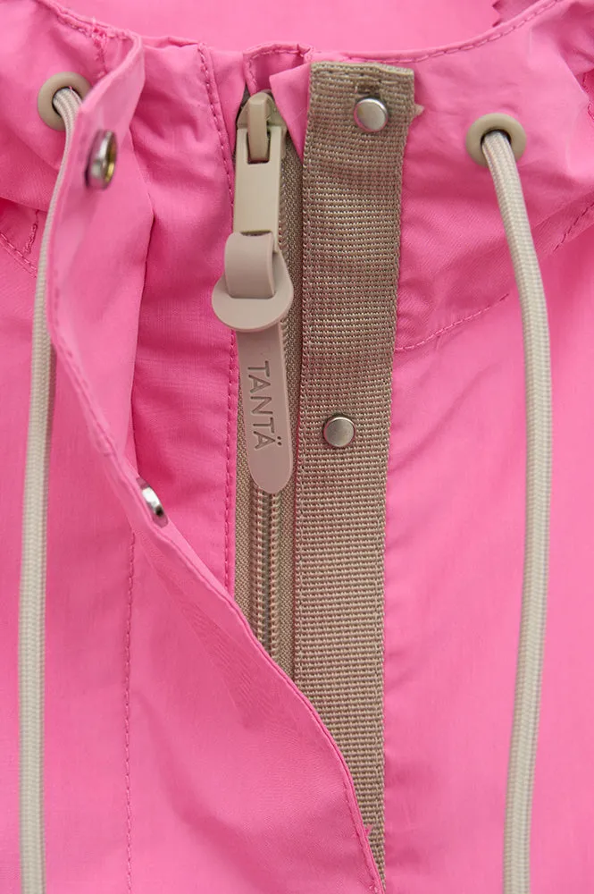 Tantä Dhuda Pink Cosmos Short Raincoat