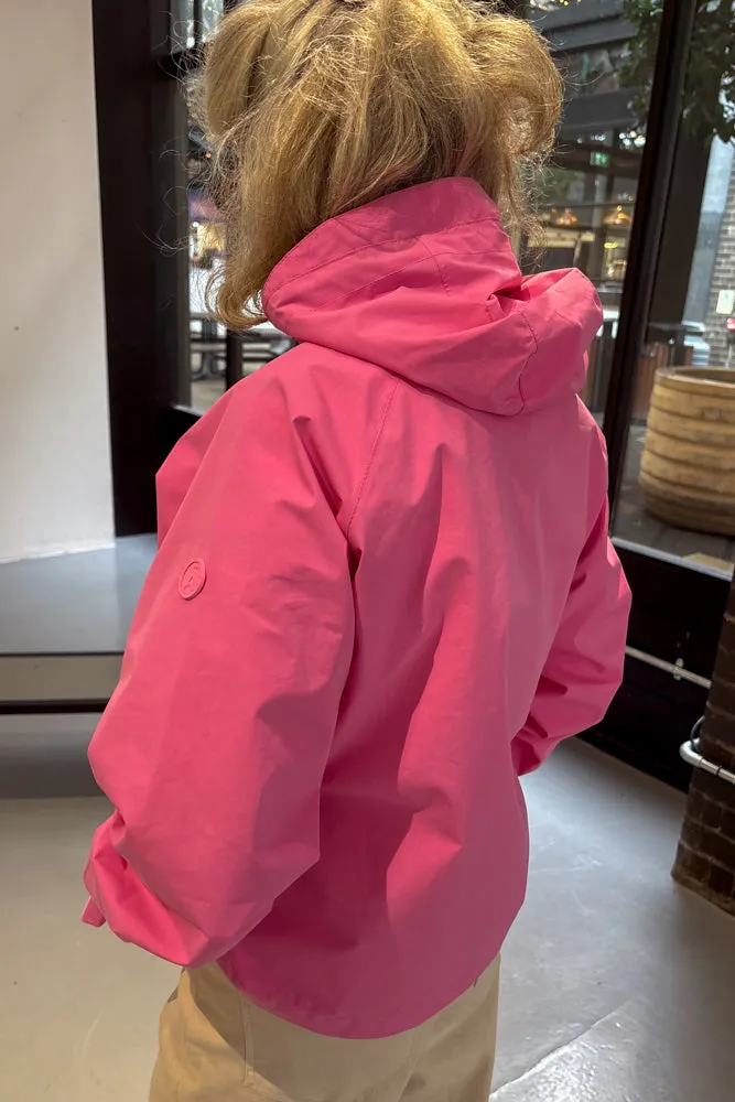 Tantä Dhuda Pink Cosmos Short Raincoat