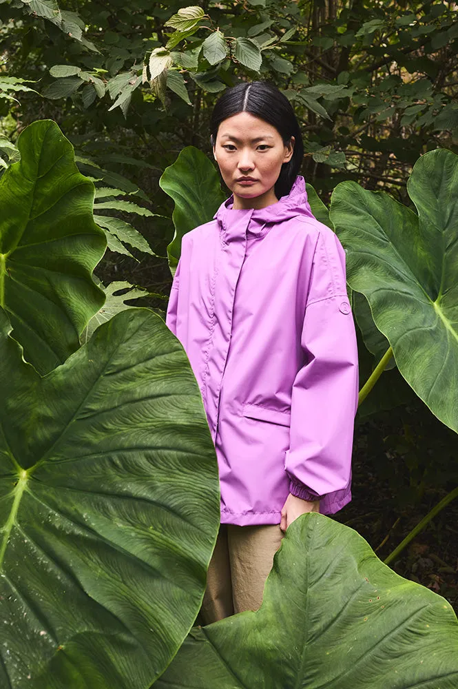 Tantä Lainoa Cattleya Orchid Short Raincoat