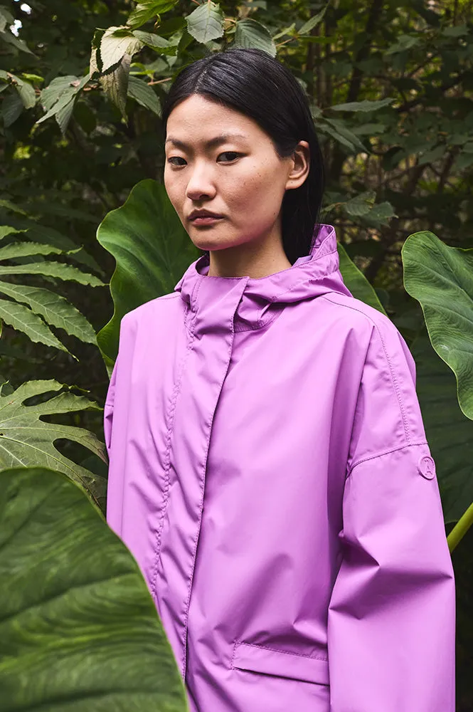 Tantä Lainoa Cattleya Orchid Short Raincoat