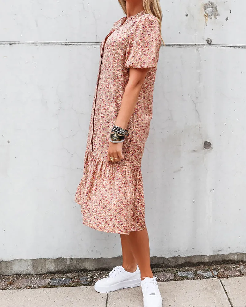 TastyHottie - Short sleeve print  shift dress