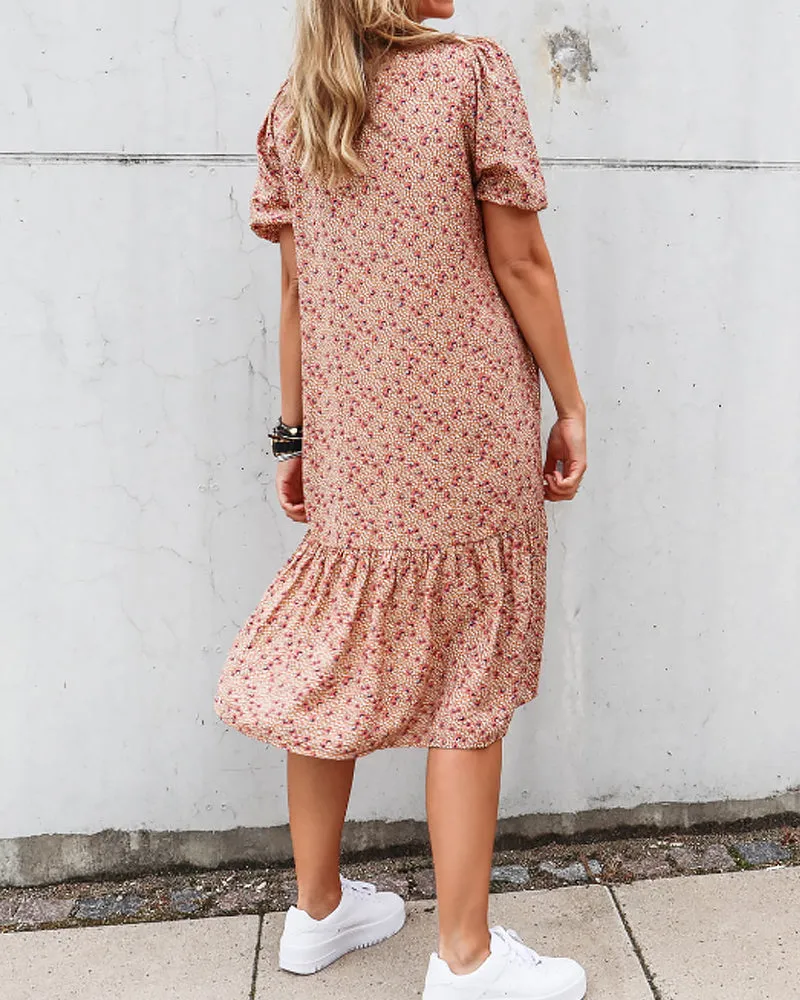 TastyHottie - Short sleeve print  shift dress