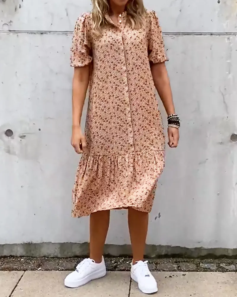 TastyHottie - Short sleeve print  shift dress