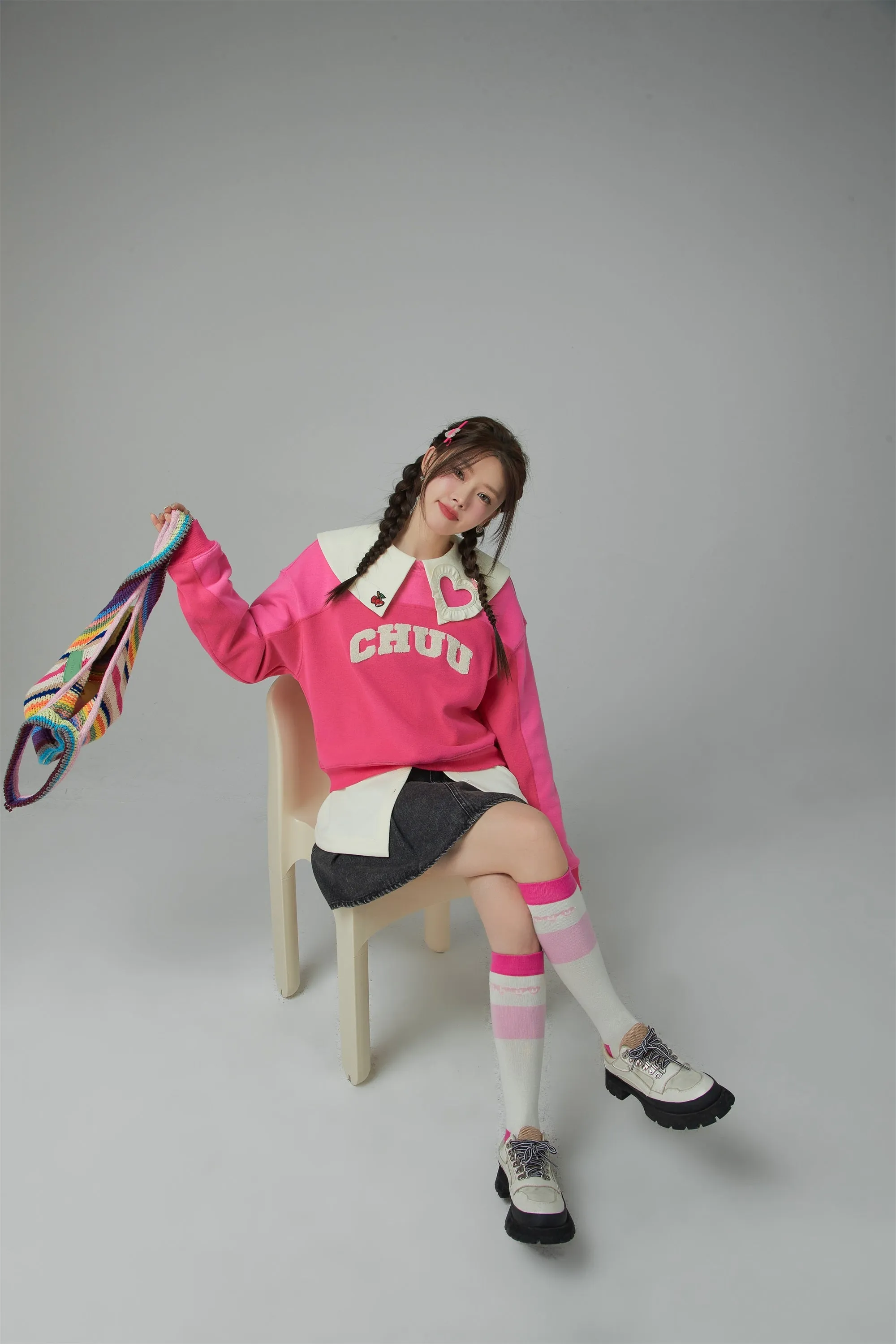 The Apple Of My Eye Loose-Fit Sweatshirt