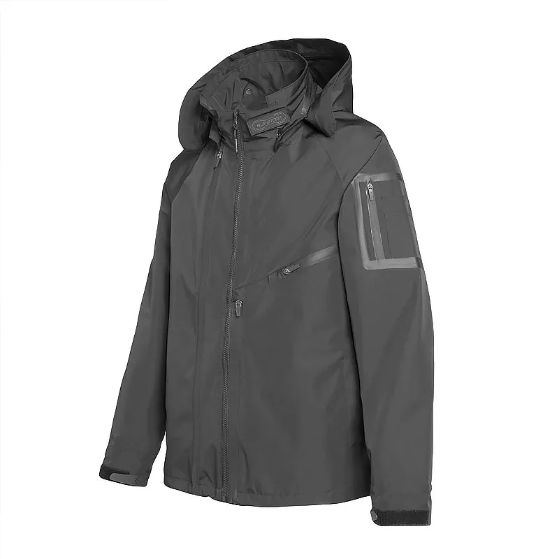 WLS Rainproof Techwear Zippered Multi Pockets Windbreaker Jacket