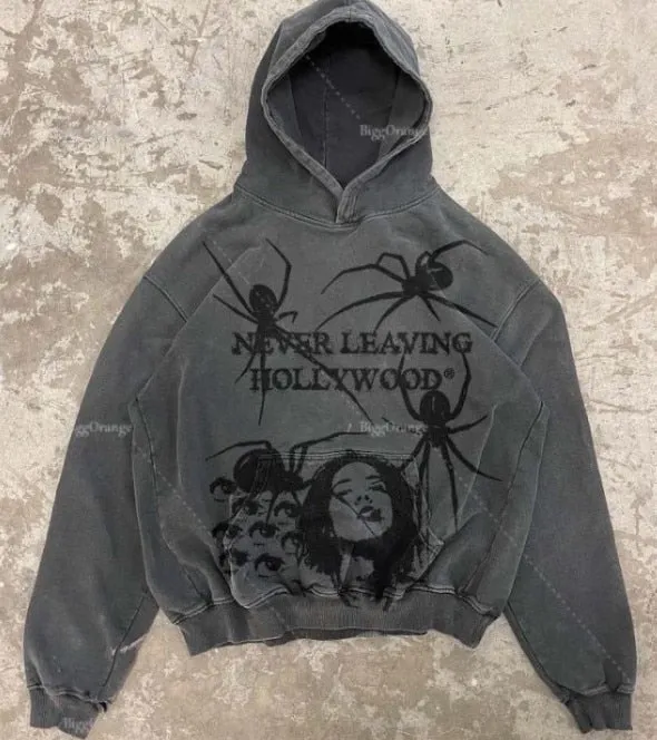 Women Retro streetwear Hip Hop Jacket hoodie