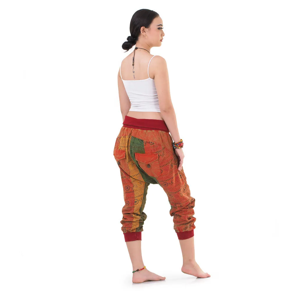 Women’s Patchwork Capri Harem Pants Mystic Passion