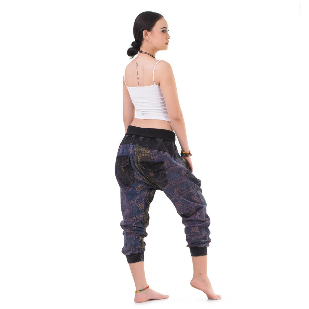 Women’s Patchwork Capri Harem Pants Mystic Passion