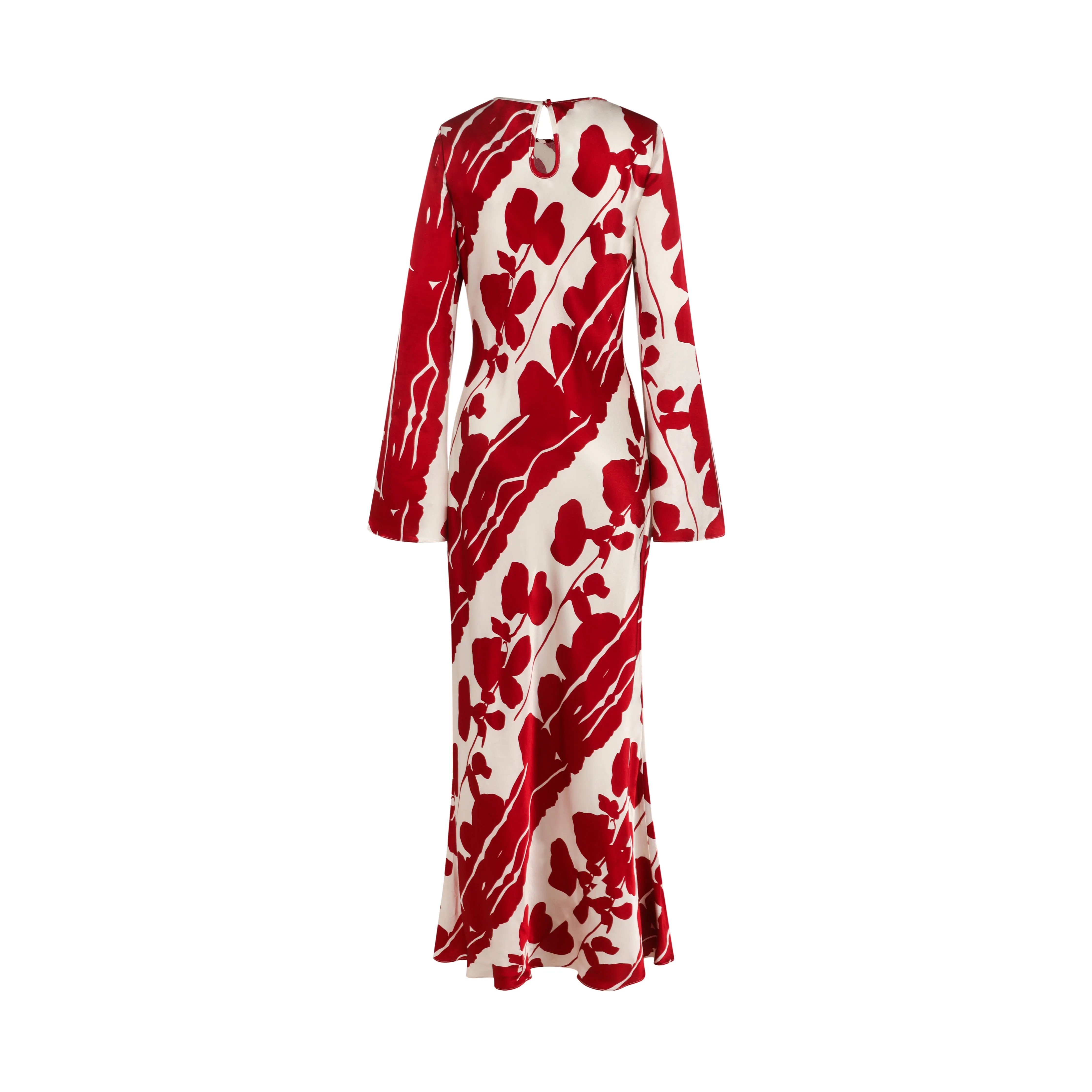 Zadie Dress-Red And White Floral Print